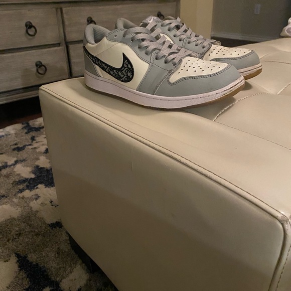 Jordan Dior Shoes Nike X Dior Price Ph Jordan 1s Dior Low Top In